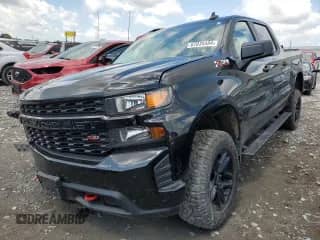 2022 Chevrolet Silverado 1500 Custom Trail Boss z VIN 1GCPYCEK1NZ232886, wystawiony jako Copart lot #67035484 z przebiegiem 37 429 mil mil oraz Szkoda całkowita • Salvage title. Historia ofert i sprzedaży dostępna na DreamBid. Obrazek 1.