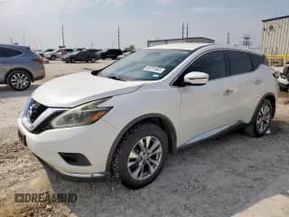 2018 Nissan Murano S z VIN 5N1AZ2MG9JN199501, wystawiony jako Copart lot #69701665 z przebiegiem 103 047 mil mil oraz Czysty tytuł • Clean title. Historia ofert i sprzedaży dostępna na DreamBid. Obrazek 1.