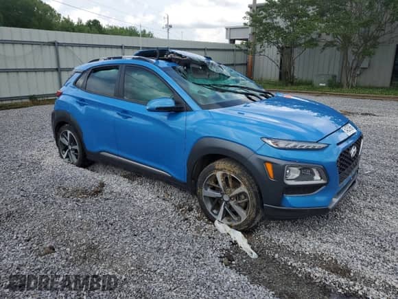 2020 Hyundai Kona Limited z VIN KM8K33A55LU397046, wystawiony jako Copart lot #54257965 z przebiegiem 121 694 mil mil oraz Szkoda całkowita • Salvage title. Historia ofert i sprzedaży dostępna na DreamBid. Obrazek 4.