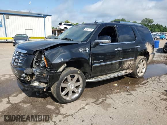 2007 Cadillac Escalade z VIN 1GYEC63857R314227, wystawiony jako Copart lot #61142225 z przebiegiem 90 009 mil mil oraz Szkoda całkowita • Salvage title. Historia ofert i sprzedaży dostępna na DreamBid. Obrazek 1.