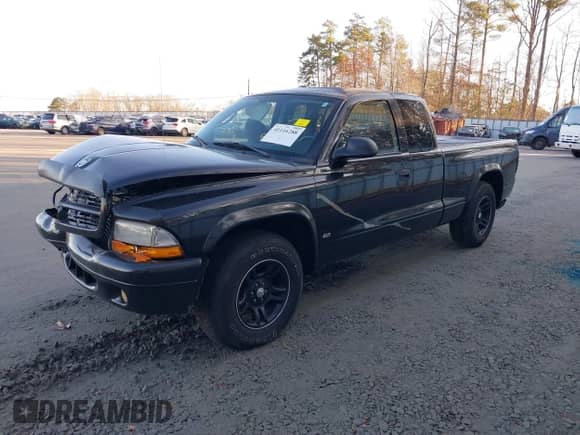 2002 Dodge Dakota SLT with VIN 1B7GL42X92S524987, listed as a IAAI auction lot 41116288 with 221,640 mi miles and . Bid and sale history available at DreamBid. Image 2.