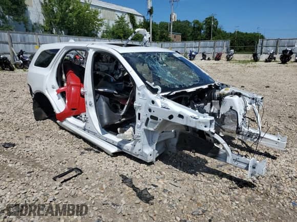 2020 Dodge Durango SRT with VIN 1C4SDJGJ9LC330238, listed as a Copart auction lot 65251195 with Not provided miles and Salvage title. Bid and sale history available at DreamBid. Image 4.