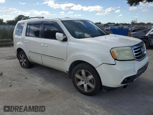 2013 Honda Pilot Touring with VIN 5FNYF4H97DB056911, listed as a Copart auction lot 89877315 with 197,736 mi miles and Salvage title. Bid and sale history available at DreamBid. Image 4.