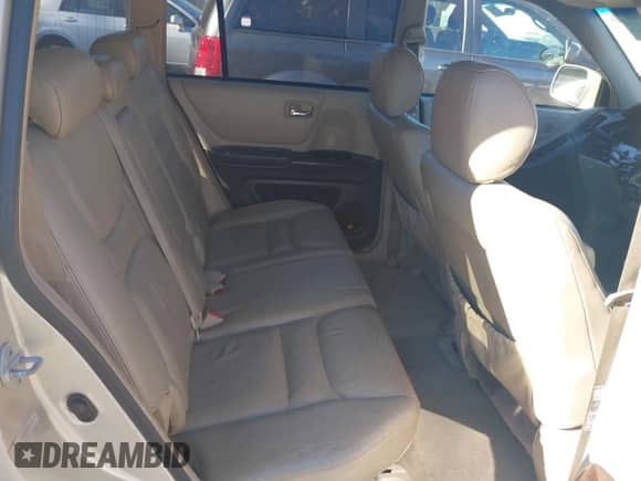 2002 Toyota Highlander Limited with VIN JTEGF21A720058959, listed as a IAAI auction lot 43420808 with Not provided miles and . Bid and sale history available at DreamBid. Image 8.