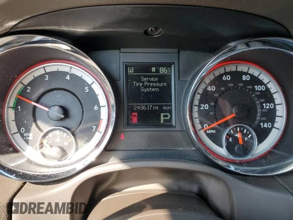 2013 Dodge Durango Crew with VIN 1C4RDJDG3DC664970, listed as a Copart auction lot 68870115 with 243,617 mi miles and Salvage title. Bid and sale history available at DreamBid. Image 9.