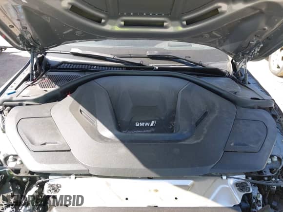 2024 BMW i4 eDrive35 with VIN WBY43AW09RFS60623, listed as a IAAI auction lot 42713384 with 12,857 mi miles and . Bid and sale history available at DreamBid. Image 10.