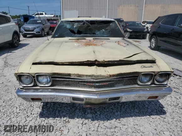 1968 Chevrolet Malibu с VIN 136378B205994, выставлен на аукционе Copart как лот 63202004 с пробегом Не указан миль и На запчасти • Non repairable. История ставок и продаж доступна на DreamBid. Изображение 5.