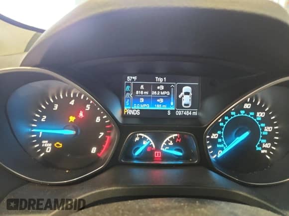 2014 Ford Escape SE z VIN 1FMCU0GXXEUA02550, wystawiony jako Copart lot #71217445 z przebiegiem 97 484 mil mil oraz Szkoda całkowita • Salvage title. Historia ofert i sprzedaży dostępna na DreamBid. Obrazek 9.