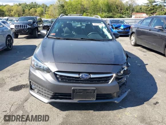 2021 Subaru Impreza Premium with VIN 4S3GTAV68M3702161, listed as a Copart auction lot 56279445 with 26,535 mi miles and Salvage title. Bid and sale history available at DreamBid. Image 5.
