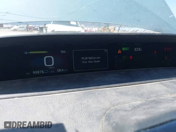 2021 Toyota Prius LE with VIN JTDL9MFU9M3023818, listed as a IAAI auction lot 42842899 with 99,876 mi miles and . Bid and sale history available at DreamBid. Image 7.