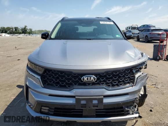 2021 Kia Sorento SX Prestige X-Line with VIN 5XYRKDLF9MG056303, listed as a Copart auction lot 63052145 with 44,045 mi miles and Salvage title. Bid and sale history available at DreamBid. Image 5.