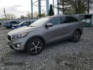 2018 Kia Sorento EX with VIN 5XYPH4A14JG357974, listed as a Copart auction lot 54456085 with 98,957 mi miles and Salvage title. Bid and sale history available at DreamBid. Image 1.