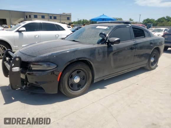 2023 Dodge Charger Police z VIN 2C3CDXAT7PH550972, wystawiony jako Copart lot #66564085 z przebiegiem Nie podano mil oraz Szkoda całkowita • Salvage title. Historia ofert i sprzedaży dostępna na DreamBid. Obrazek 1.