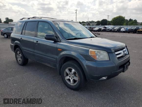 2006 Honda Pilot EX-L with VIN 5FNYF18776B007904, listed as a Copart auction lot 67734175 with Not provided miles and Salvage title. Bid and sale history available at DreamBid. Image 4.