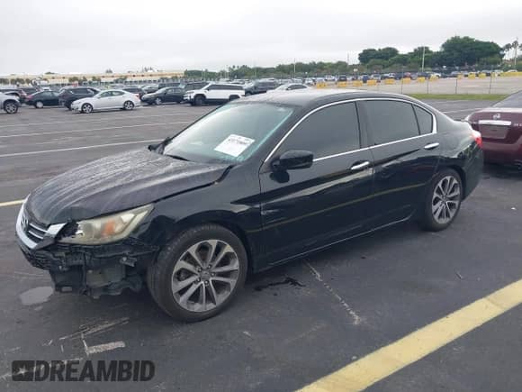 2014 Honda Accord Sport с VIN 1HGCR2F52EA266883, выставлен на аукционе IAAI как лот 43171809 с пробегом 182 999 миль миль и . История ставок и продаж доступна на DreamBid. Изображение 2.