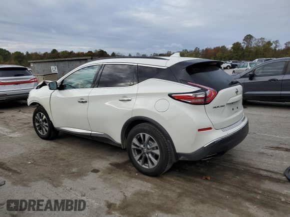 2017 Nissan Murano S с VIN 5N1AZ2MH0HN187952, выставлен на аукционе Copart как лот 86468305 с пробегом 83 215 миль миль и Списание • Salvage title. История ставок и продаж доступна на DreamBid. Изображение 2.