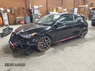 2020 Hyundai Veloster с VIN KMHT36AH0LU008071, выставлен на аукционе Copart как лот 61844555 с пробегом 41 560 миль миль и Списание • Salvage title. История ставок и продаж доступна на DreamBid. Изображение 1.