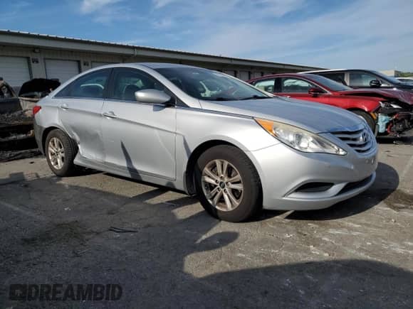 2013 Hyundai Sonata GLS with VIN 5NPEB4ACXDH629337, listed as a Copart auction lot 81266305 with 93,718 mi miles and Salvage title. Bid and sale history available at DreamBid. Image 4.