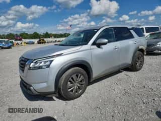 2022 Nissan Pathfinder S with VIN 5N1DR3ACXNC220040, listed as a Copart auction lot 64205765 with 110,566 mi miles and Salvage title. Bid and sale history available at DreamBid. Image 1.