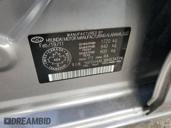 2011 Hyundai Elantra GLS с VIN 5NPDH4AE3BH034774, выставлен на аукционе Copart как лот 89142405 с пробегом 187 552 миль миль и Списание • Salvage title. История ставок и продаж доступна на DreamBid. Изображение 14.