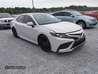 2024 Toyota Camry TRD with VIN 4T1KZ1AK2RU096073, listed as a IAAI auction lot 43089146 with 46,287 mi miles and . Bid and sale history available at DreamBid. Image 1.