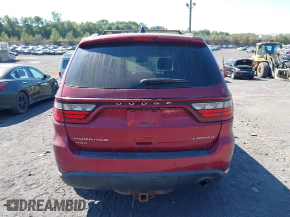 2014 Dodge Durango Limited with VIN 1C4RDJDG9EC552384, listed as a IAAI auction lot 43140116 with 142,339 mi miles and . Bid and sale history available at DreamBid. Image 16.