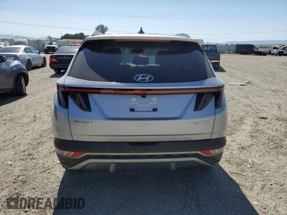 2024 Hyundai Tucson Limited с VIN KM8JFDD25RU209273, выставлен на аукционе Copart как лот 57614945 с пробегом 3 362 миль миль и Списание • Salvage title. История ставок и продаж доступна на DreamBid. Изображение 6.