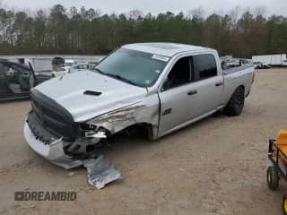 2017 Ram 1500 Sport with VIN 1C6RR7UT4HS809194, listed as a Copart auction lot 85490884 with 123,235 mi miles and Salvage title. Bid and sale history available at DreamBid. Image 1.