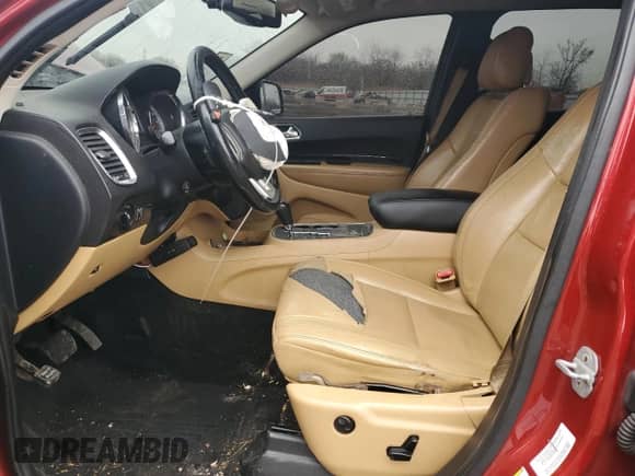 2011 Dodge Durango Citadel with VIN 1D4SD5GT2BC592533, listed as a Copart auction lot 51971705 with 103,092 mi miles and Salvage title. Bid and sale history available at DreamBid. Image 7.