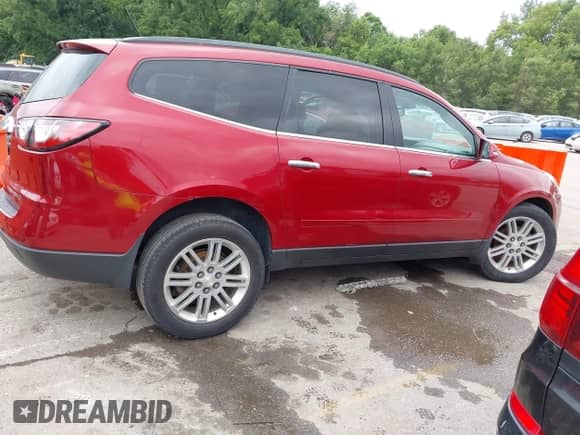 2014 Chevrolet Traverse LT с VIN 1GNKRGKD4EJ322401, выставлен на аукционе IAAI как лот 42860526 с пробегом 180 433 миль миль и . История ставок и продаж доступна на DreamBid. Изображение 4.