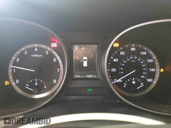 2018 Hyundai Santa Fe SE с VIN KM8SM4HF2JU267630, выставлен на аукционе Copart как лот 84189155 с пробегом 76 861 миль миль и Списание • Salvage title. История ставок и продаж доступна на DreamBid. Изображение 9.