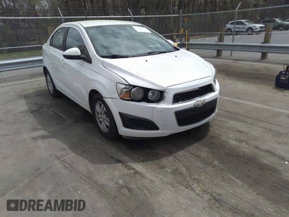 2012 Chevrolet Sonic LS with VIN 1G1JB5SH8C4215968, listed as a IAAI auction lot 41922525 with 206,643 mi miles and . Bid and sale history available at DreamBid. Image 1.