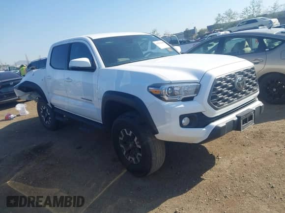 2021 Toyota Tacoma SR5 with VIN 5TFAZ5CN3MX111802, listed as a IAAI auction lot 41825288 with 45,166 mi miles and . Bid and sale history available at DreamBid. Image 1.