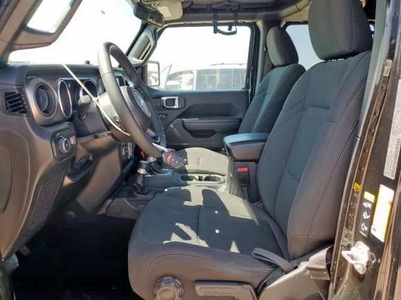 2023 Jeep Wrangler Sport S with VIN 1C4HJXDG7PW526195, listed as a Copart auction lot 66521735 with 54,082 mi miles and Salvage title. Bid and sale history available at DreamBid. Image 7.