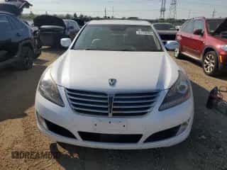 2014 Hyundai Equus Ultimate z VIN KMHGH4JH8EU084860, wystawiony jako Copart lot #81154785 z przebiegiem 161 050 mil mil oraz Czysty tytuł • Clean title. Historia ofert i sprzedaży dostępna na DreamBid. Obrazek 5.