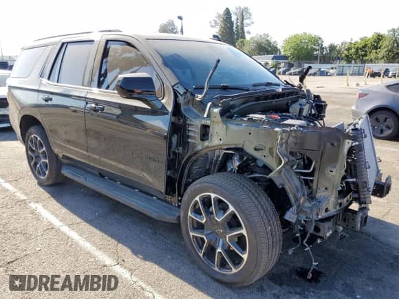 2023 Chevrolet Tahoe RST with VIN 1GNSCRKD0PR515498, listed as a Copart auction lot 53918915 with 10,180 mi miles and Salvage title. Bid and sale history available at DreamBid. Image 4.