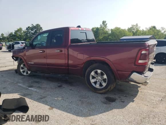 2019 Ram 1500 Laramie z VIN 1C6SRFDTXKN525165, wystawiony jako Copart lot #58856435 z przebiegiem 86 005 mil mil oraz Szkoda całkowita • Salvage title. Historia ofert i sprzedaży dostępna na DreamBid. Obrazek 2.