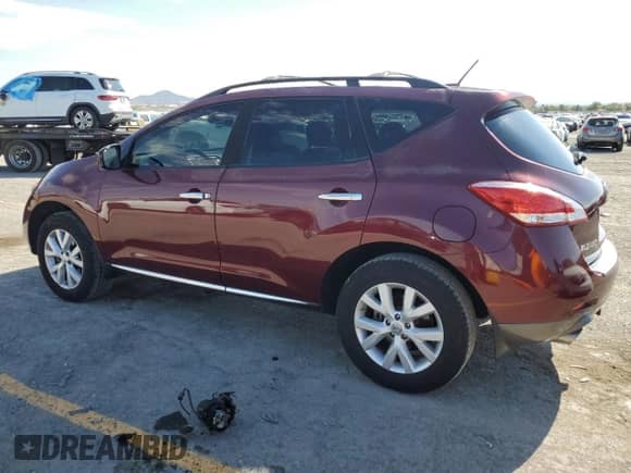 2011 Nissan Murano SL with VIN JN8AZ1MU8BW066846, listed as a Copart auction lot 69878575 with 120,850 mi miles and Salvage title. Bid and sale history available at DreamBid. Image 2.