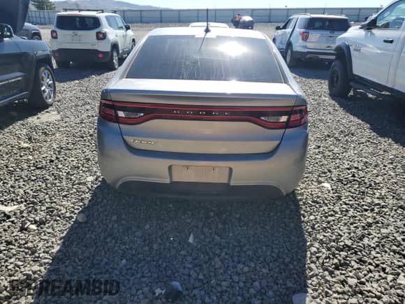 2016 Dodge Dart SXT Sport with VIN 1C3CDFFA2GD822066, listed as a Copart auction lot 67944685 with 38,679 mi miles and Salvage title. Bid and sale history available at DreamBid. Image 6.