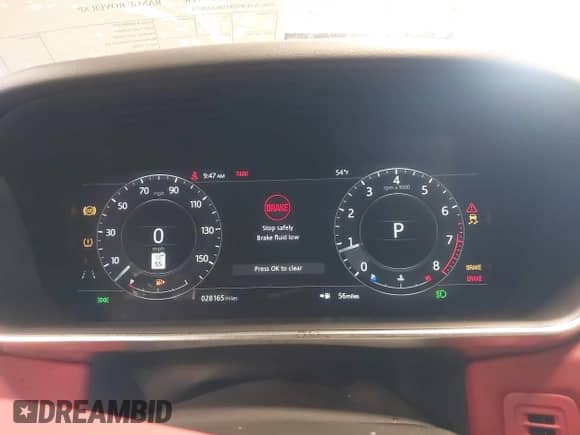 2022 Land Rover Range Rover Sport HST with VIN SALWS2RU5NA220721, listed as a IAAI auction lot 41643786 with 28,165 mi miles and . Bid and sale history available at DreamBid. Image 7.