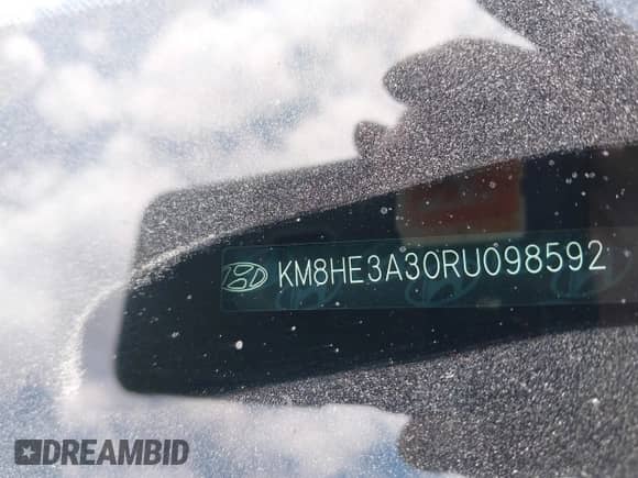 2024 Hyundai Kona Limited с VIN KM8HE3A30RU098592, выставлен на аукционе IAAI как лот 43131869 с пробегом 20 458 миль миль и . История ставок и продаж доступна на DreamBid. Изображение 9.