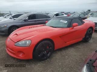 2003 Dodge Viper SRT-10 with VIN 1B3JR65Z73V501755, listed as a Copart auction lot 76250344 with 43,826 mi miles and Non repairable. Bid and sale history available at DreamBid. Image 1.