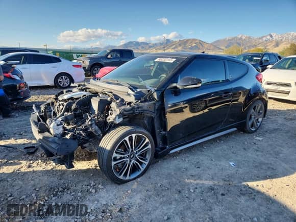 2016 Hyundai Veloster Turbo с VIN KMHTC6AE6GU299560, выставлен на аукционе Copart как лот 86332155 с пробегом Не указан миль и Списание • Salvage title. История ставок и продаж доступна на DreamBid. Изображение 1.