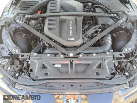 2022 BMW M3 Competition xDrive with VIN WBS43AY05NFL68593, listed as a Copart auction lot 53489645 with 44,039 mi miles and Salvage title. Bid and sale history available at DreamBid. Image 11.
