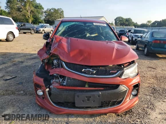 2020 Chevrolet Sonic LT с VIN 1G1JD6SB2L4122276, выставлен на аукционе Copart как лот 62630235 с пробегом 58 724 миль миль и Списание • Salvage title. История ставок и продаж доступна на DreamBid. Изображение 5.