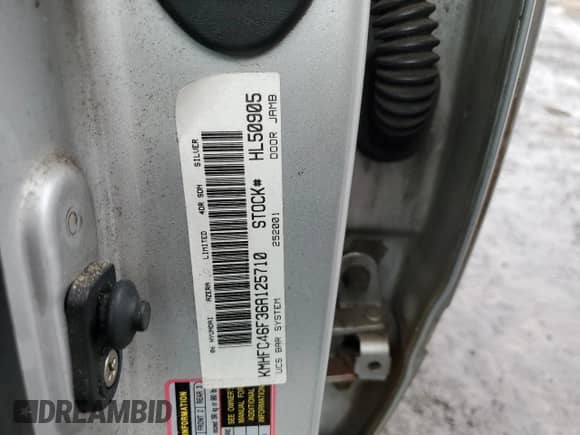 2006 Hyundai Azera SE с VIN KMHFC46F36A125710, выставлен на аукционе Copart как лот 45476375 с пробегом 179 272 миль миль и Списание • Salvage title. История ставок и продаж доступна на DreamBid. Изображение 12.