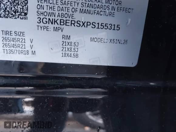 2023 Chevrolet Blazer RS z VIN 3GNKBERSXPS155315, wystawiony jako IAAI lot #43343177 z przebiegiem 21 944 mil mil oraz . Historia ofert i sprzedaży dostępna na DreamBid. Obrazek 9.