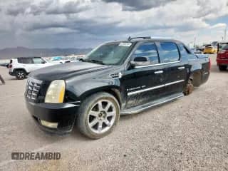 2008 Cadillac Escalade EXT with VIN 3GYFK62818G140523, listed as a Copart auction lot 62886285 with 98,694 mi miles and Salvage title. Bid and sale history available at DreamBid. Image 1.