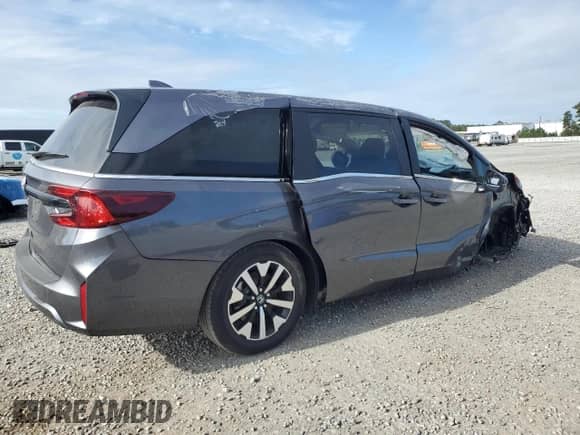 2025 Honda Odyssey EX-L с VIN 5FNRL6H69SB055805, выставлен на аукционе Copart как лот 85557885 с пробегом Не указан миль и Списание • Salvage title. История ставок и продаж доступна на DreamBid. Изображение 3.