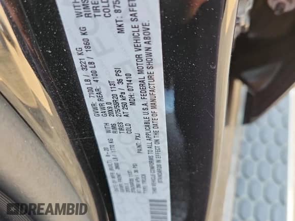 2020 Ram 1500 Laramie с VIN 1C6SRFJT3LN398880, выставлен на аукционе Copart как лот 80830205 с пробегом 66 723 миль миль и Списание • Salvage title. История ставок и продаж доступна на DreamBid. Изображение 13.